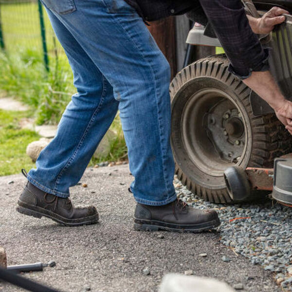 Muck Chore Farm Lederstiefel Herren Schwarz | Österreich-026841