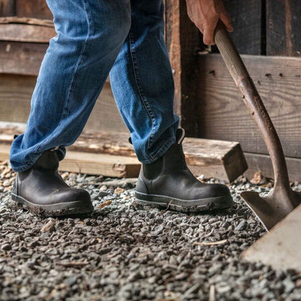 Muck Chore Farm Lederstiefel Herren Schwarz | Österreich-534820