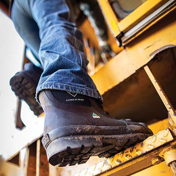 Muck Chore Klassische 6" Steel Toe Herren Schwarz | Österreich-312840