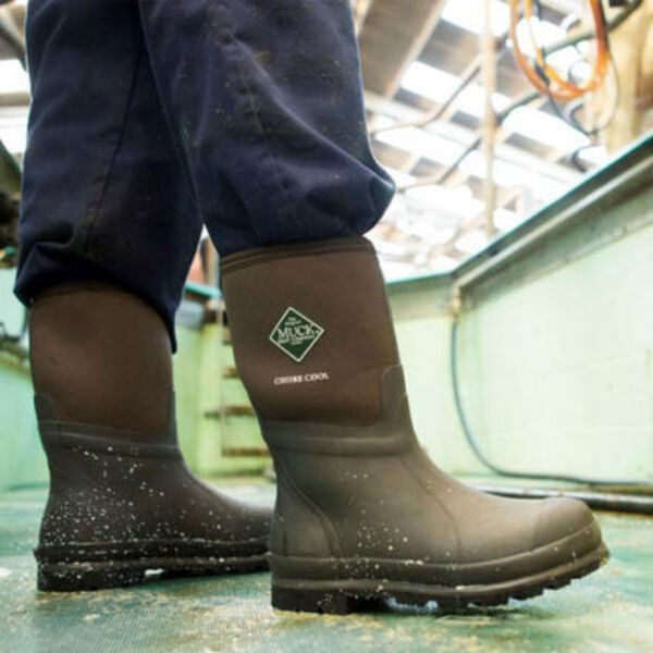 Muck Chore Mid XpressCool Hohe Stiefel Herren Braun | Österreich-7324106