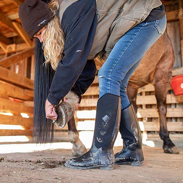 Muck Derby Hohe Stiefel Damen Schwarz | Österreich-158034