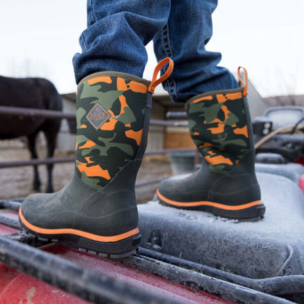 Muck Element Stiefel Kinder Dunkelgrün | Österreich-512380